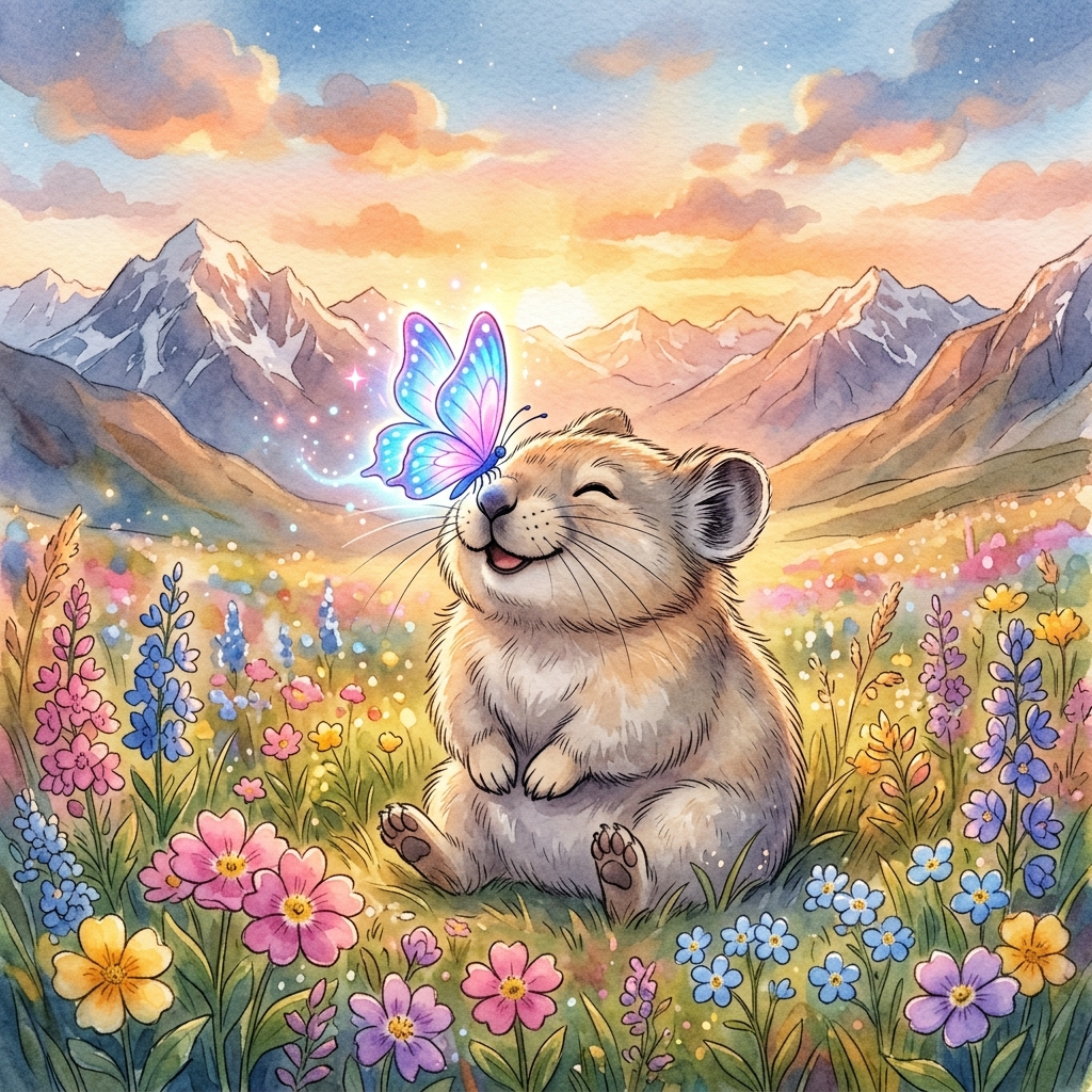 Pika and Butterfly Avatar